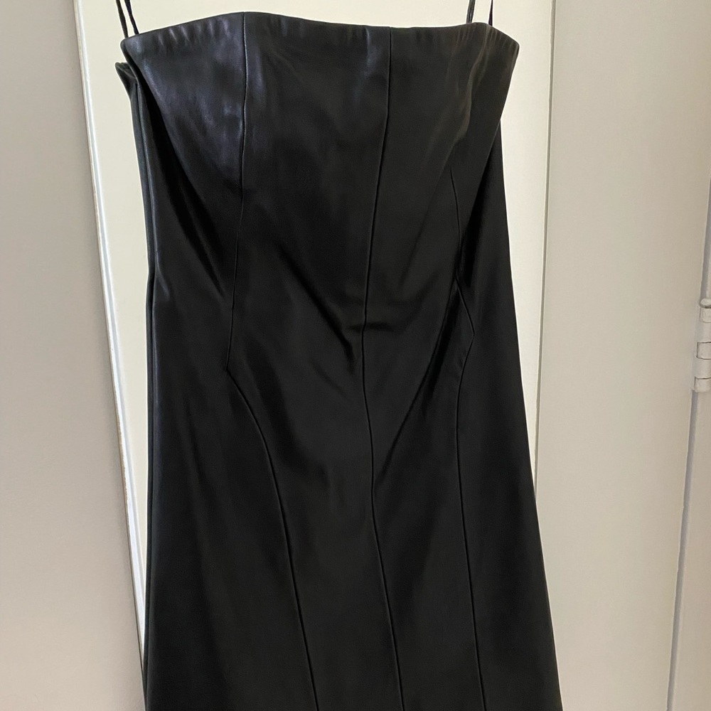 Zara Faux Leather Dress